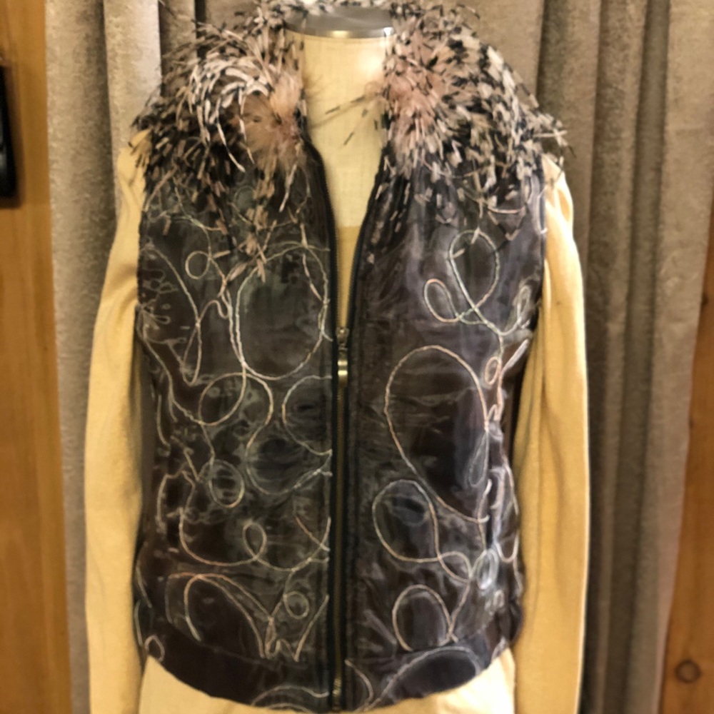 Feathered Vest